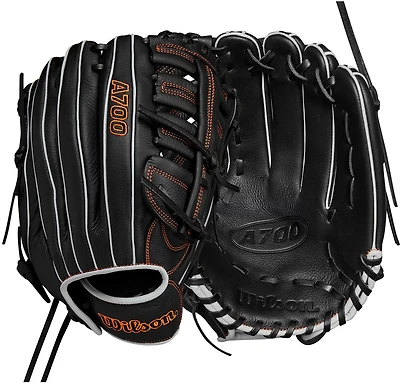 Wilson 12.5 in A700 Baseball Fielding Glove Left-handed