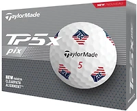 TaylorMade 2024 TP5x PIX 3.0 USA Golf Balls 12-Pack