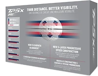 TaylorMade 2024 TP5x PIX 3.0 USA Golf Balls 12-Pack