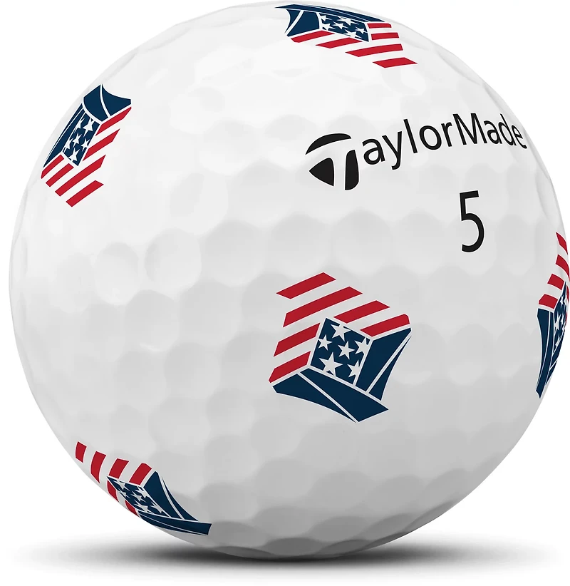 TaylorMade 2024 TP5x PIX 3.0 USA Golf Balls 12-Pack