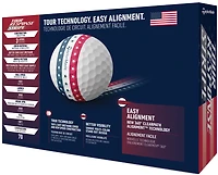 TaylorMade 2024 Tour Response Stripe Golf Balls 12-Pack