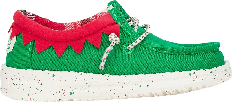 HEYDUDE Toddlers' Wally Holiday Elf Shoes
