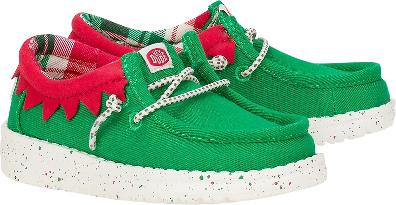 HEYDUDE Toddlers' Wally Holiday Elf Shoes