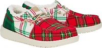 HEYDUDE Kids' Preschool Wally Plaid PSGS Slip-on Shoes