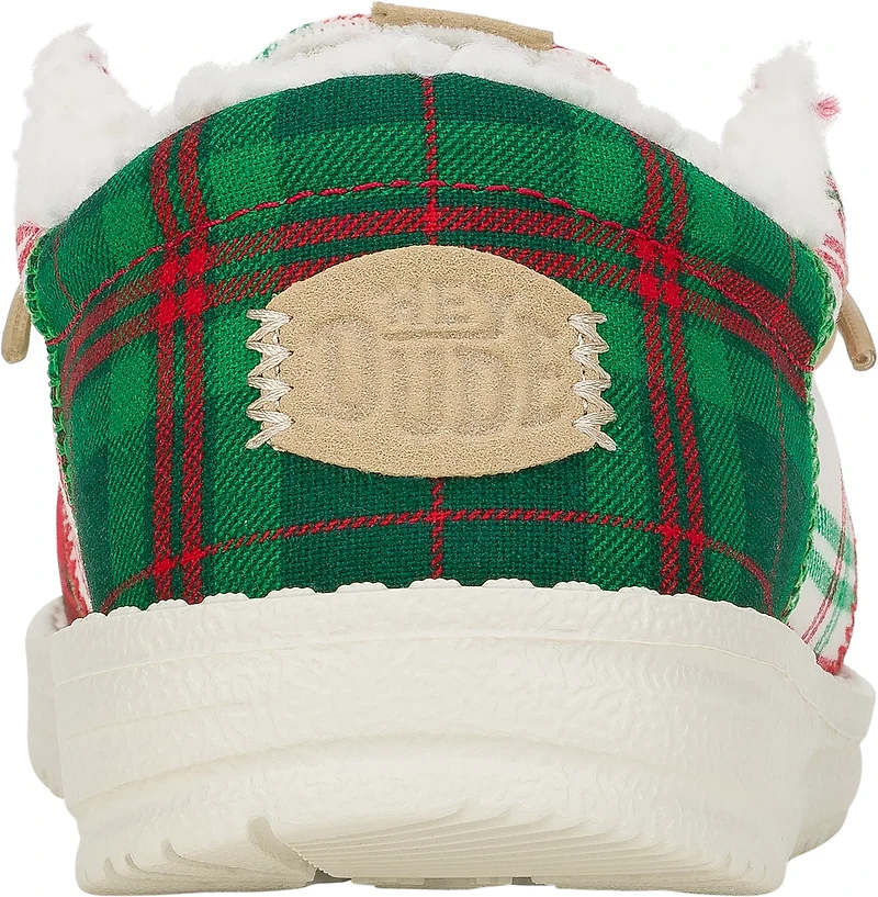 HEYDUDE Kids' Preschool Wally Plaid PSGS Slip-on Shoes