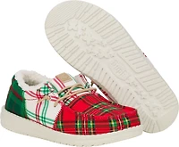 HEYDUDE Kids' Preschool Wally Plaid PSGS Slip-on Shoes