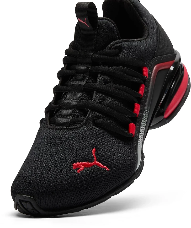 PUMA Kids' Grade School Axelion Mesh Fade Running Shoes