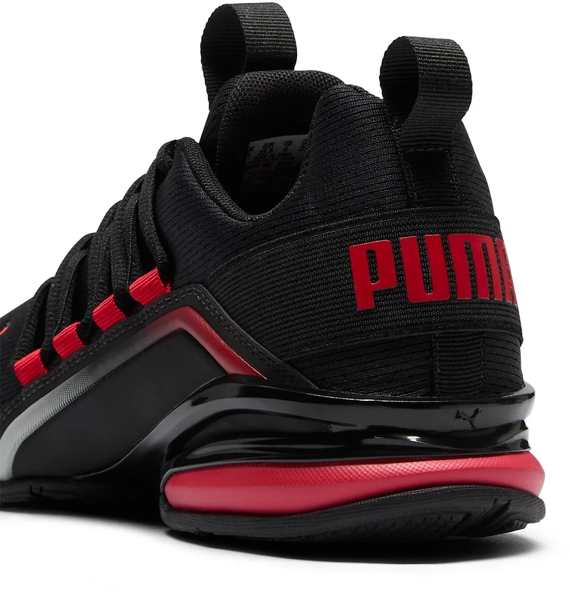PUMA Kids' Grade School Axelion Mesh Fade Running Shoes