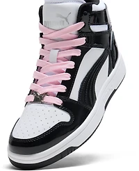 PUMA Kids' Grade School Rebound Layup Shine Shoes