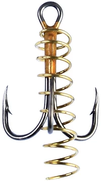 Eagle Claw Soft Bait Spring Treble Hooks 3-Pack