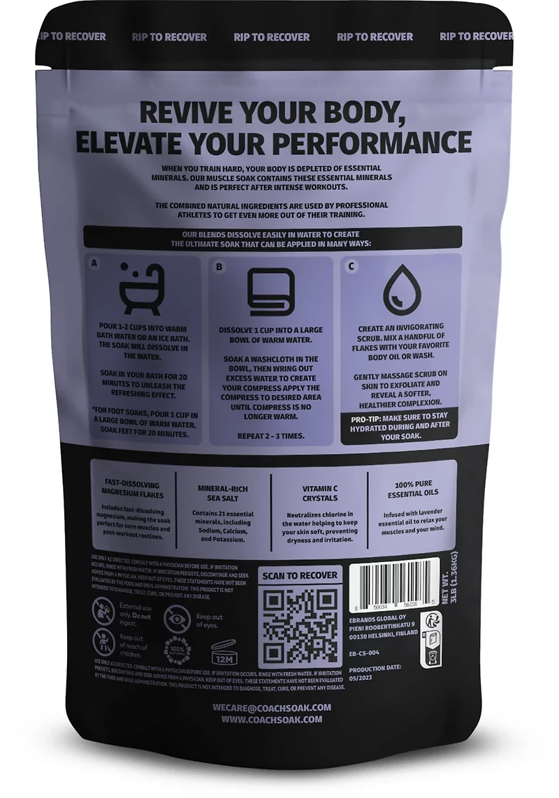 Coach Soak Bath Salts