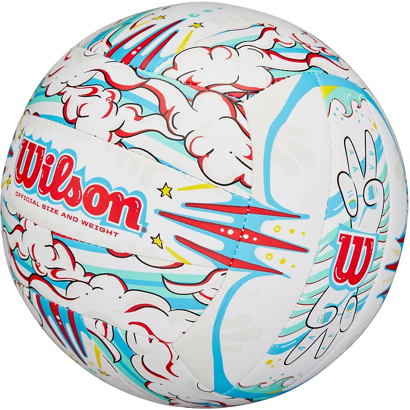 Wilson Peace Graphic Recreational Outdoor Volleyball