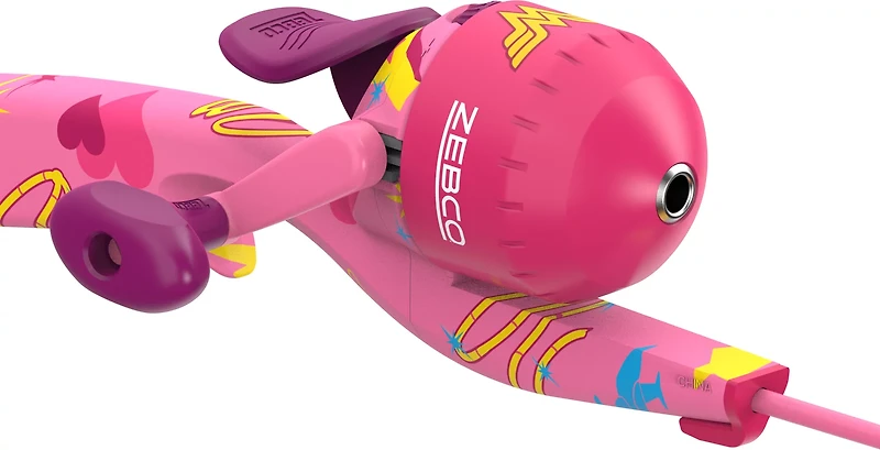 Zebco Wonder Woman No Tangle Spincast Combo