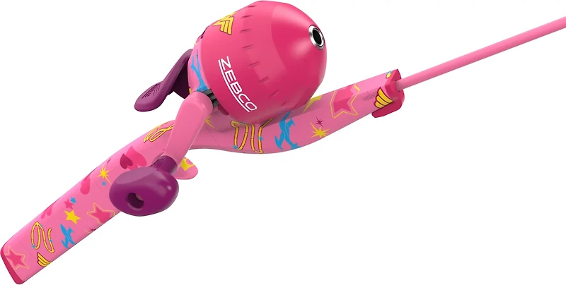 Zebco Wonder Woman No Tangle Spincast Combo