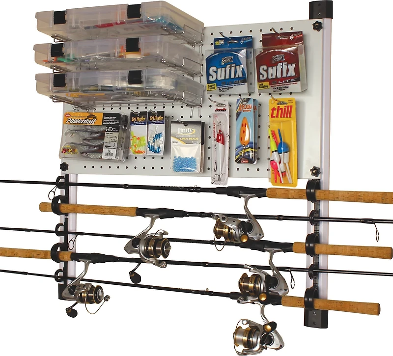 Rush Creek No Limits 5 Rod and Tackle Storage Wall Unit