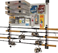 Rush Creek No Limits 5 Rod and Tackle Storage Wall Unit