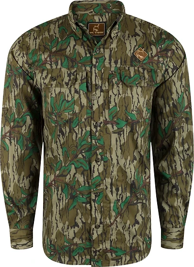 Drake Men's Ol' Tom Wingshooter Trey Long Sleeve Button Down Shirt