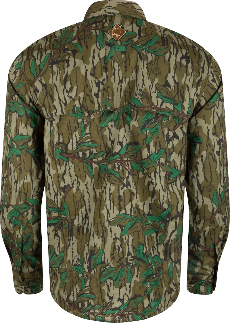 Drake Men's Ol' Tom Wingshooter Trey Long Sleeve Button Down Shirt