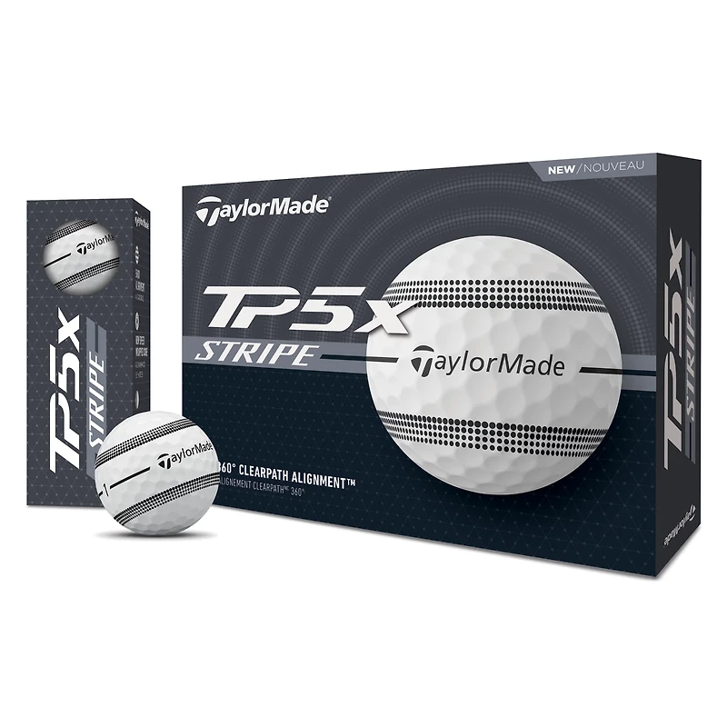 TaylorMade 2024 TP5x Stripe Golf Balls