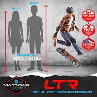 Madd Gear 31-in Popsicle Skateboard