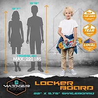 Madd Gear 22-in Locker Skateboard