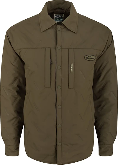 Drake Men's LST Double Down Solid ShirtJac