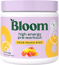 Bloom Nutrition High Energy Raspberry Lemonade Pre-Workout Powder