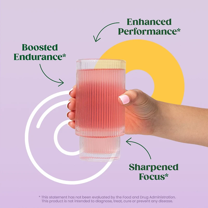 Bloom Nutrition High Energy Raspberry Lemonade Pre-Workout Powder