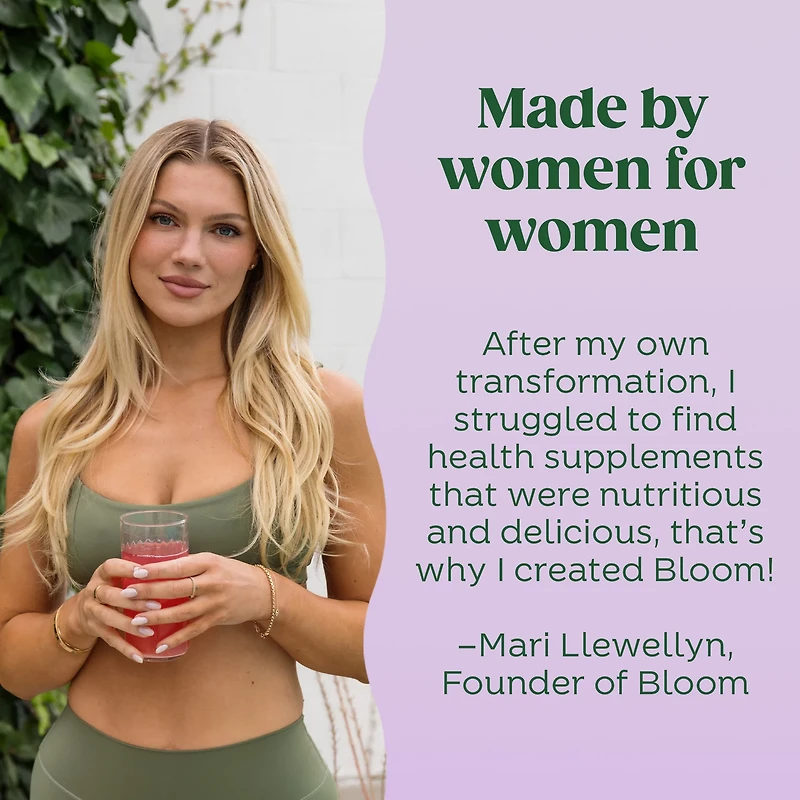 Bloom Nutrition High Energy Raspberry Lemonade Pre-Workout Powder