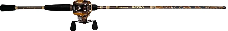 ProFISHiency Retro 7 ft MH Freshwater Baitcast Combo Rod