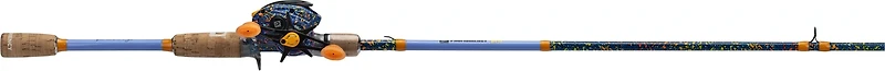 ProFiSHiency Drip Blue 7 ft MH Freshwater Baitcast Rod and Reel Combo