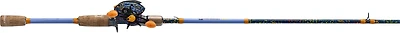 ProFiSHiency Drip Blue 7 ft MH Freshwater Baitcast Rod and Reel Combo