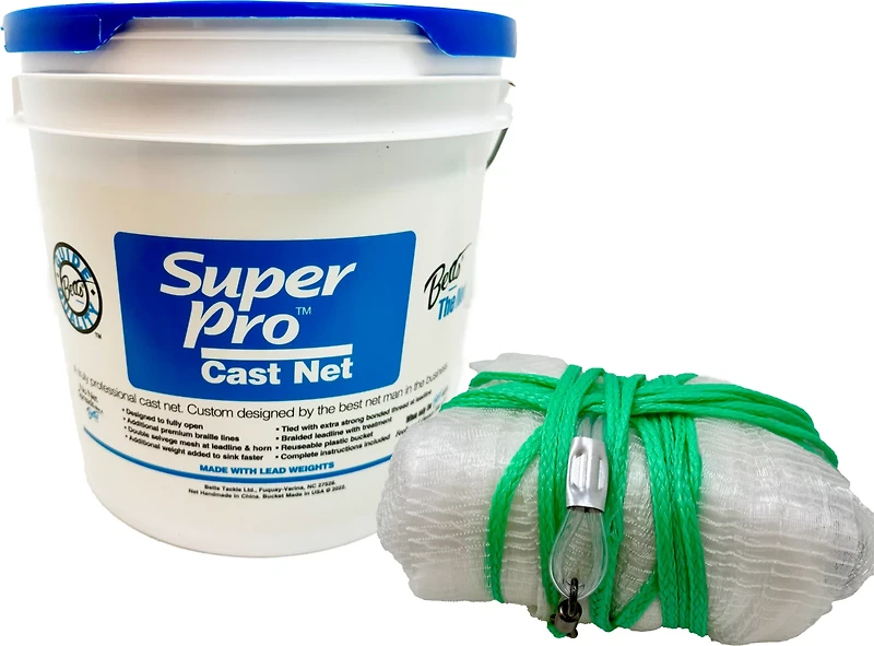 Betts Super Pro 8 ft 1/4 in Mesh Cast Net