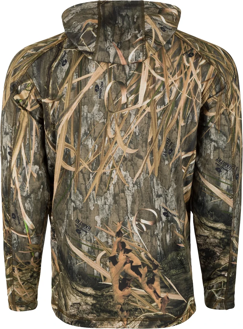 Drake Mens MST Breathlite QZ Camo Hoodie