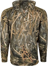Drake Mens MST Breathlite QZ Camo Hoodie