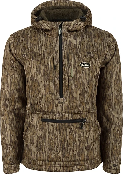 Drake Mens Ultimate Wader Camo QZ Hoodie