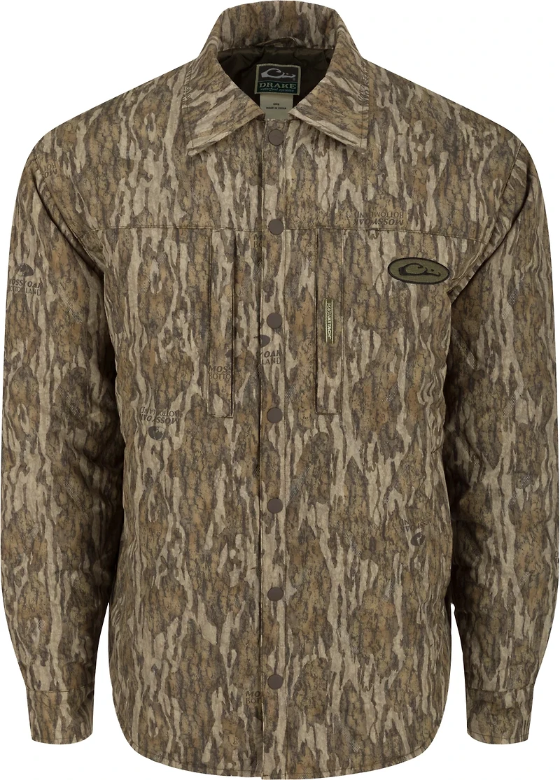 Drake Mens LST Double Down Camo ShirtJac