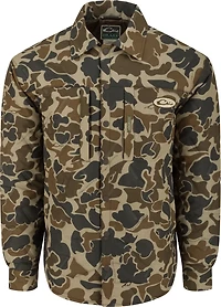 Drake Mens LST Double Down Camo ShirtJac