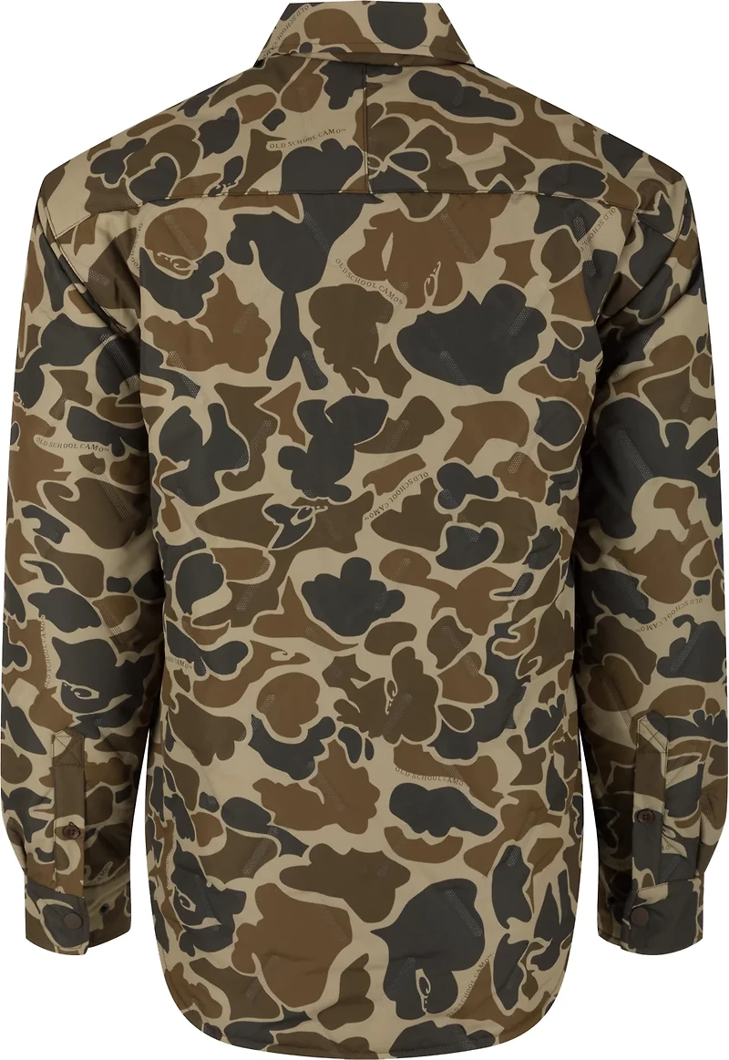 Drake Mens LST Double Down Camo ShirtJac
