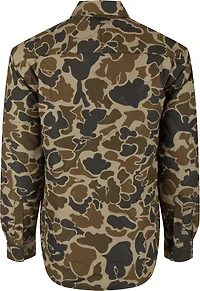Drake Mens LST Double Down Camo ShirtJac