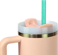 CharCharms 30 oz Glitter Straws 6-Pack