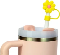 CharCharms Flower Straw Toppers 4-Pack