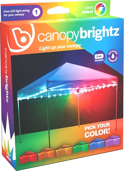 Brightz Canopy Brightz LED 40 ft Canopy Color Changing Lights