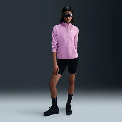 Nike Women's Club Fleece 1/4-Zip Pullover Sweatshirt