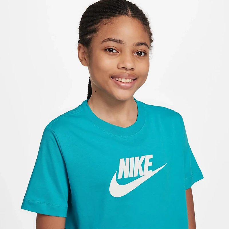 Nike Girls' Cropped Futura HBR T-shirt