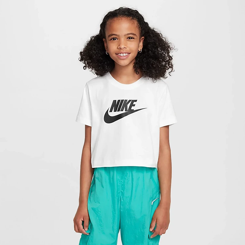 Nike Girls' Cropped Futura HBR T-shirt