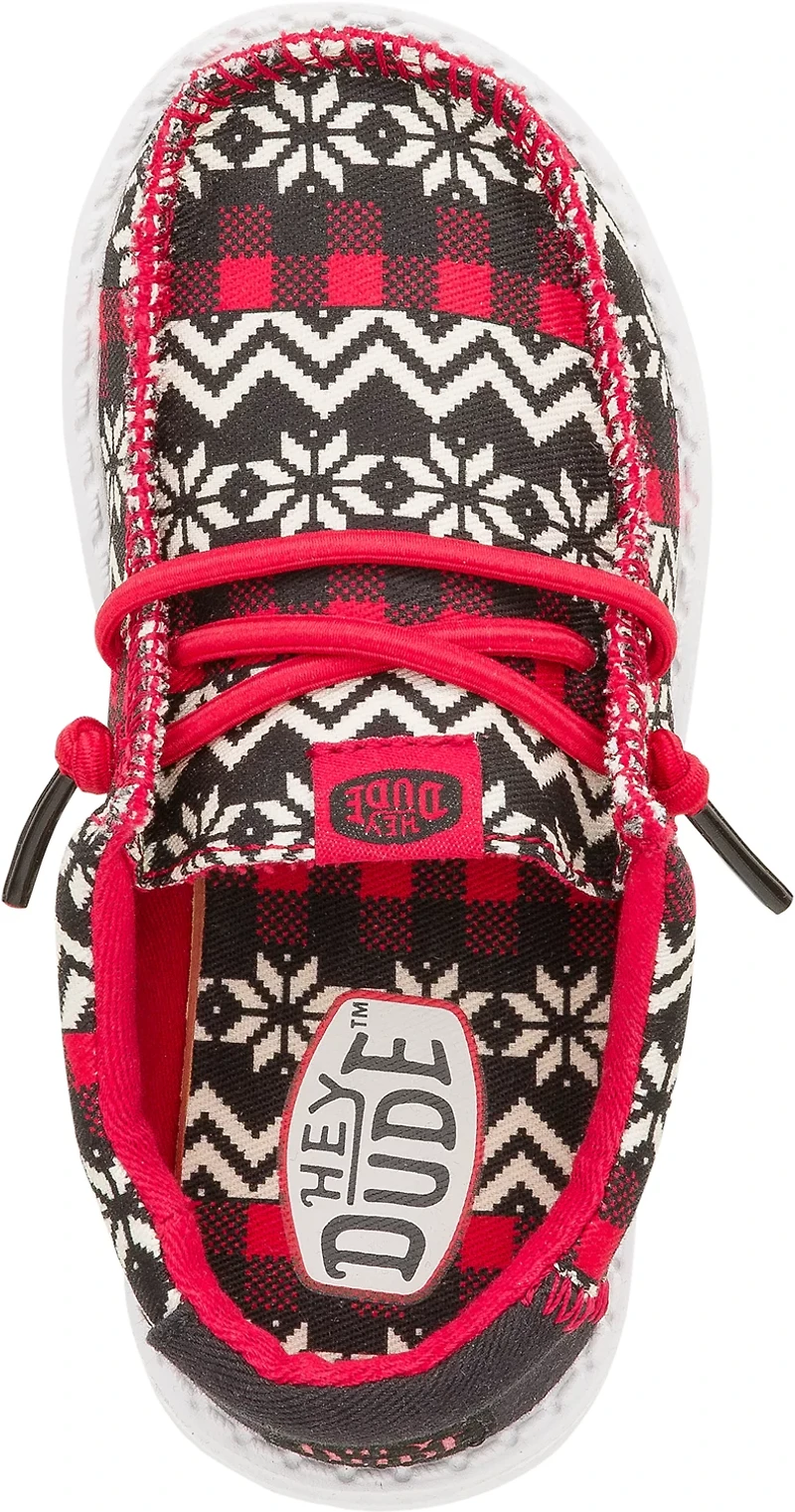 HEYDUDE Kids' Wally Ugly Sweater PSGS Shoes