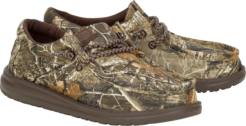 HEY DUDE Kids' Wally Realtree PSGS Shoes