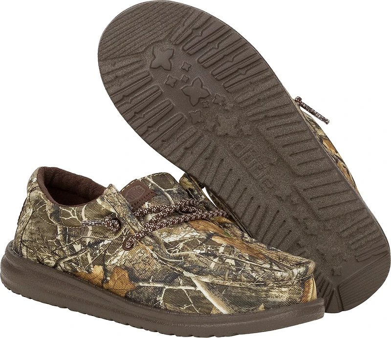 HEY DUDE Kids' Wally Realtree PSGS Shoes