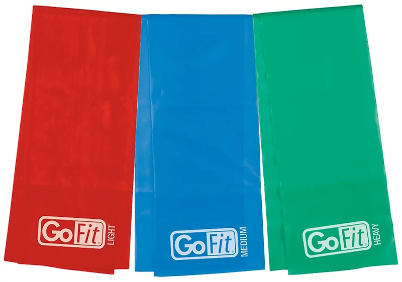 GoFit Power Flat Bands 3-Pack